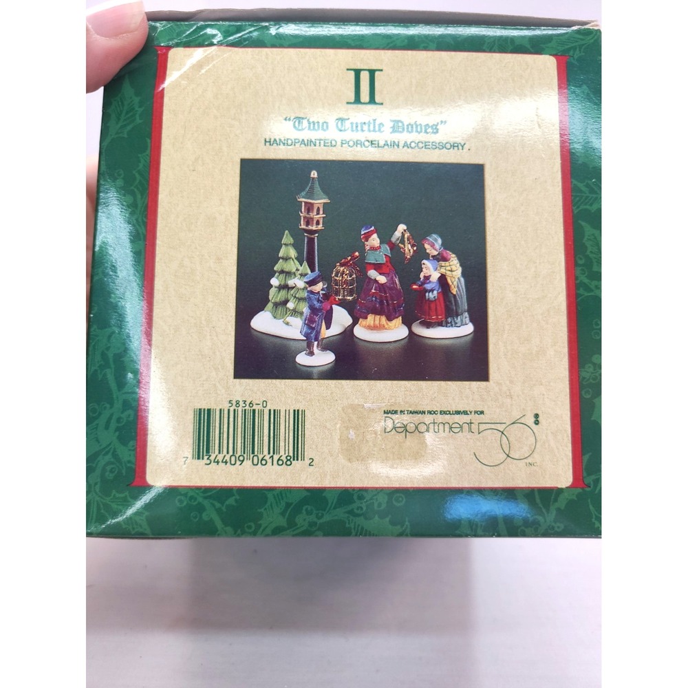 Dept. 56 Twelve Days Of Dickens Village II Two Turtle Doves #58360 1995